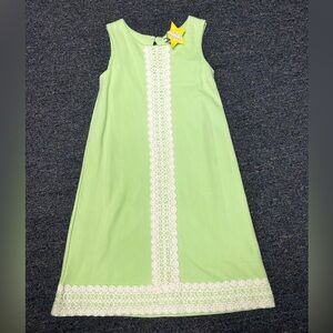 Hartstrings Lace Trim Dress - Size 8